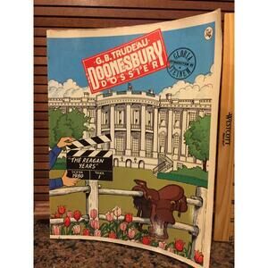 G.B. Trudeau Doonesbury Dossier "The Reagan Years" Paperback Book
